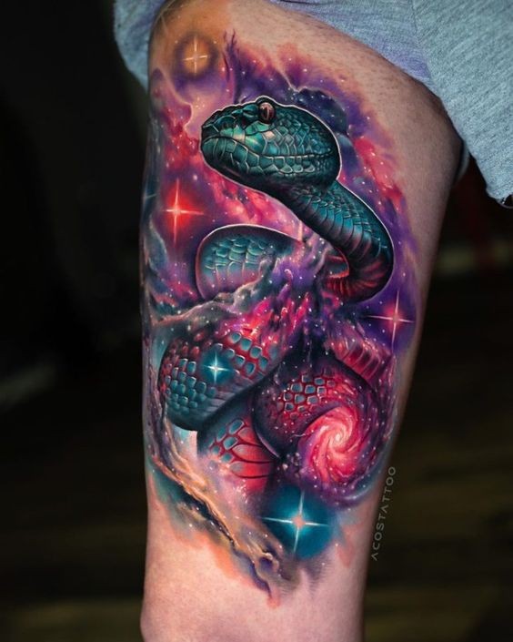 100 top idées de tatouages serpents 70