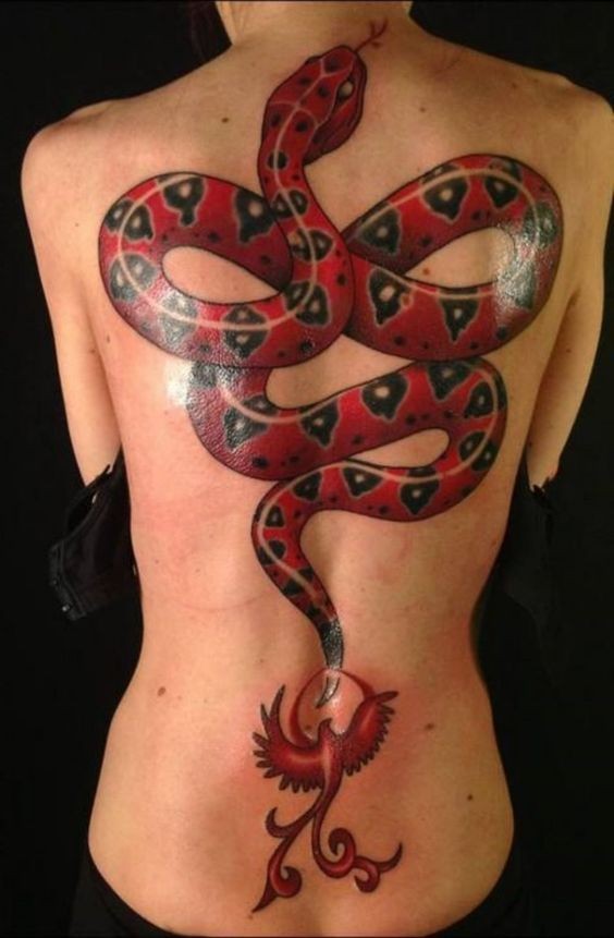 100 top idées de tatouages serpents 78