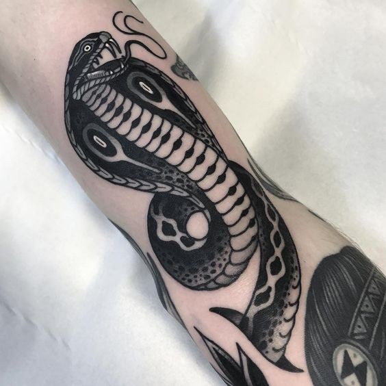 100 top idées de tatouages serpents 79