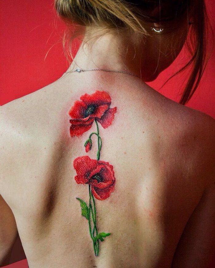 Les 50 plus beaux tatouages coquelicot 8 Les 50 plus beaux tatouages coquelicot 8