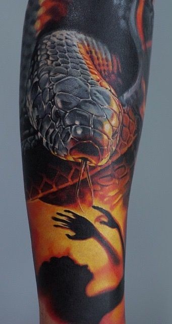 100 top idées de tatouages serpents 8