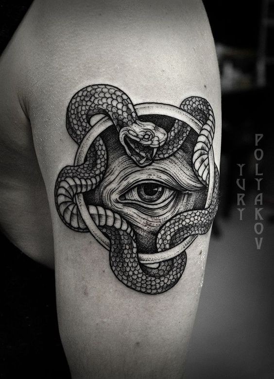 100 top idées de tatouages serpents 87