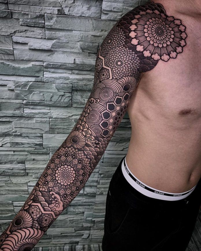 Les 50 plus beaux tatouages mandala 1 Les 50 plus beaux tatouages mandala 1