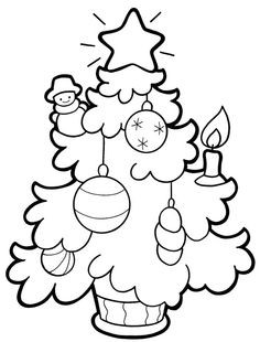 50 top idées de dessins de sapin de Noël 11