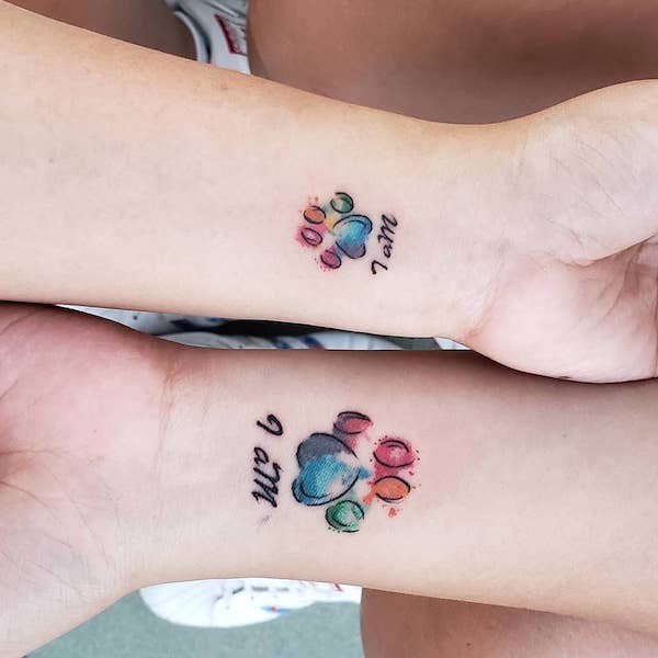 50 top idées de tatouages patte de chien 13 50 top idées de tatouages patte de chien 13
