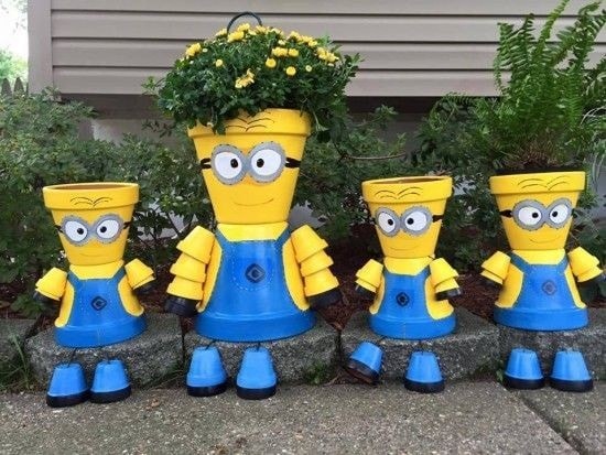 15 décors de jardin à faire avec des pots 6 15 décors de jardin à faire avec des pots 6