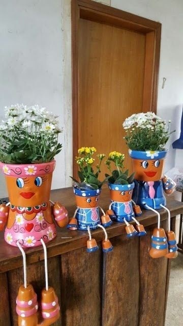 15 décors de jardin à faire avec des pots 7 15 décors de jardin à faire avec des pots 7