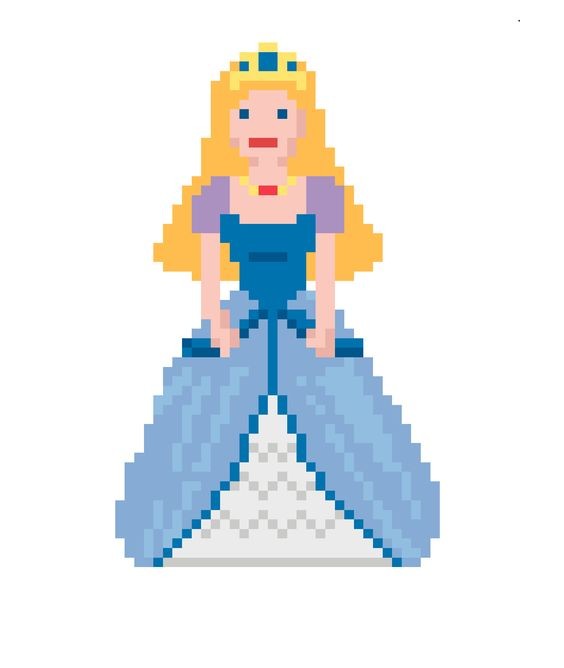100 top idées de pixel art Disney faciles 16