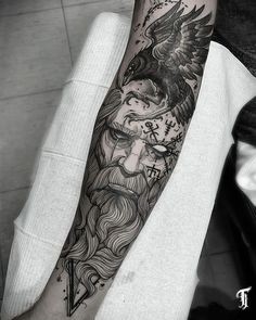 Les 100 plus beaux tatouages viking 16