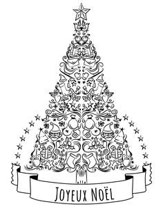 50 top idées de dessins de sapin de Noël 17