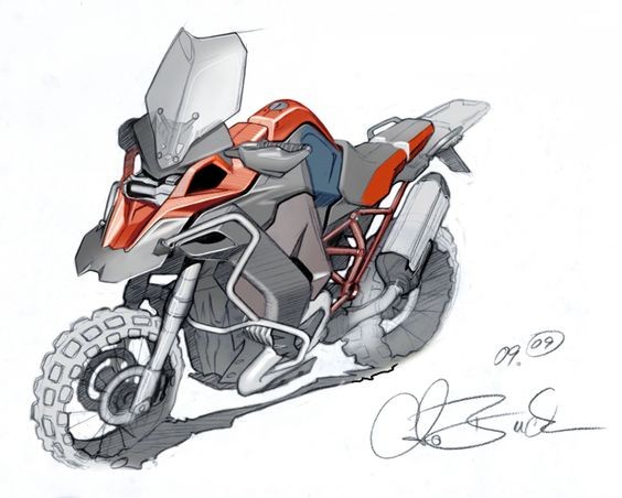 50 top idées de dessins de moto 20