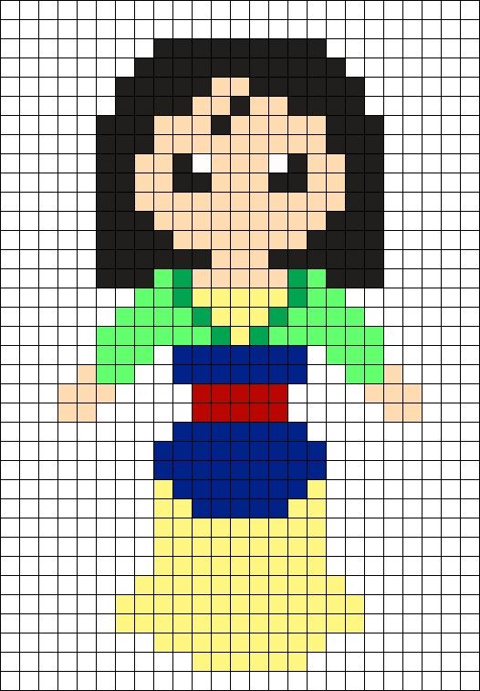 100 top idées de pixel art Disney faciles 20
