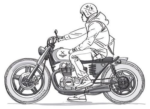 50 top idées de dessins de moto 2