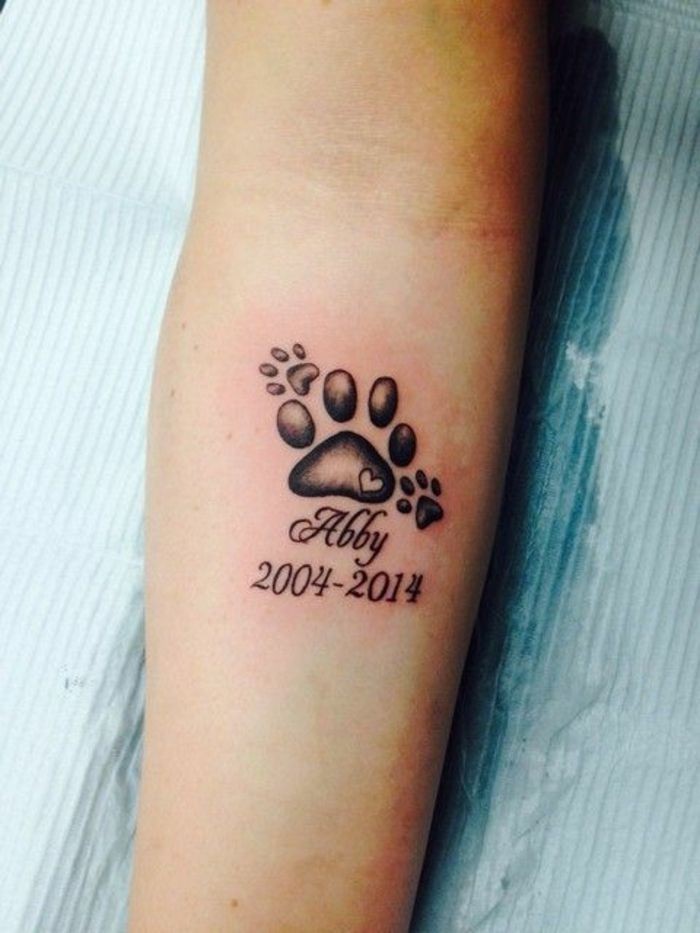 50 top idées de tatouages patte de chien 2 50 top idées de tatouages patte de chien 2