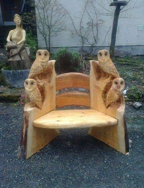 19 décorations de jardin en bois avec des troncs 2 19 décorations de jardin en bois avec des troncs 2