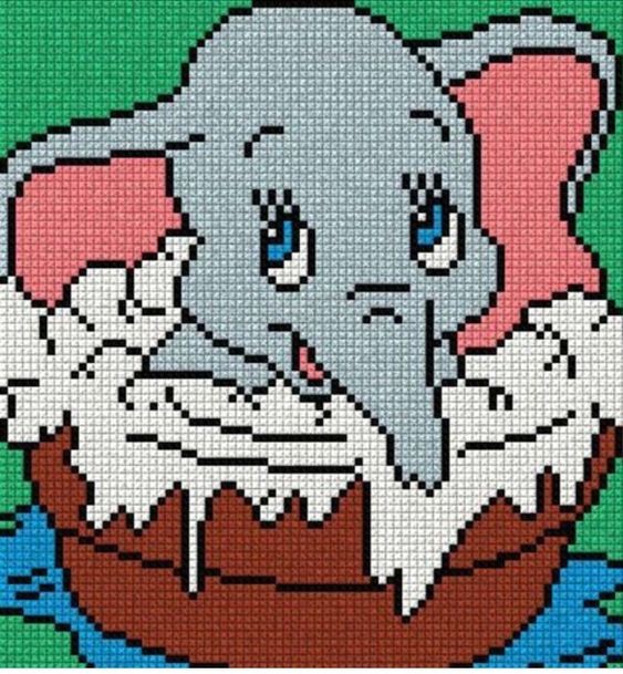 100 top idées de pixel art Disney faciles 21