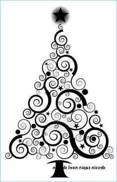 50 top idées de dessins de sapin de Noël 22