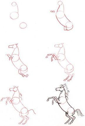 50 top idées de dessin de cheval 27