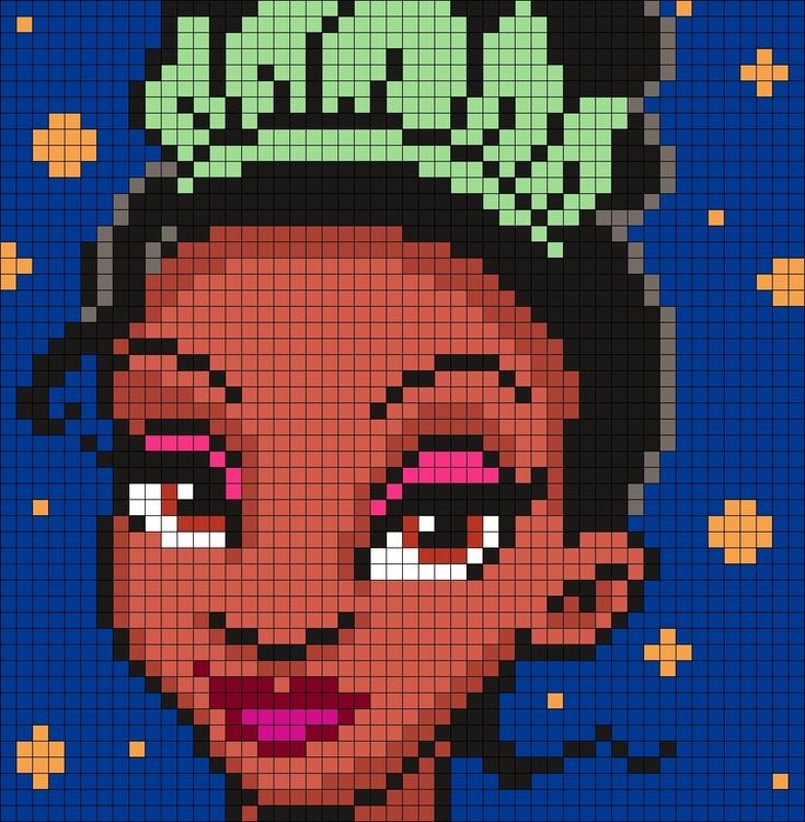 100 top idées de pixel art Disney faciles 26