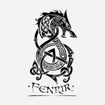 Les 50 plus beaux tatouages loup viking 28