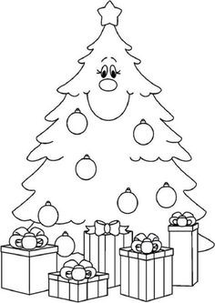 50 top idées de dessins de sapin de Noël 29