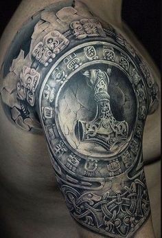 Les 100 plus beaux tatouages viking 29