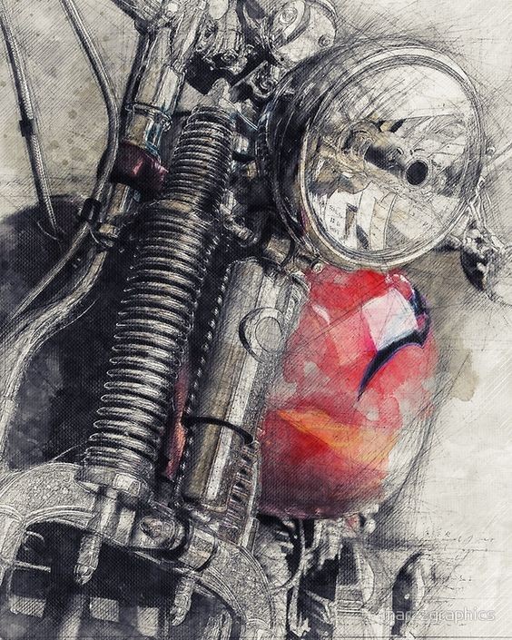 50 top idées de dessins de moto 30 50 top idées de dessins de moto 30