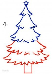 50 top idées de dessins de sapin de Noël 30