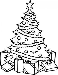 50 top idées de dessins de sapin de Noël 3