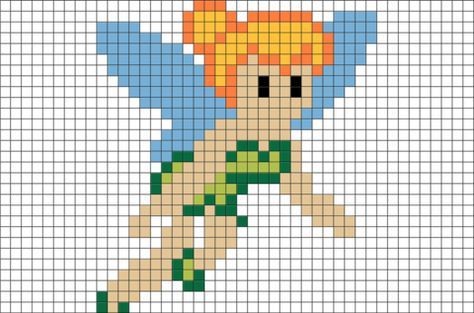 100 top idées de pixel art Disney faciles 3