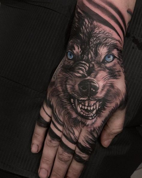 Les 50 plus beaux tatouages loup pour homme 31