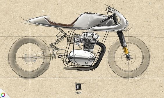 50 top idées de dessins de moto 32