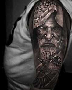 Les 100 plus beaux tatouages viking 32