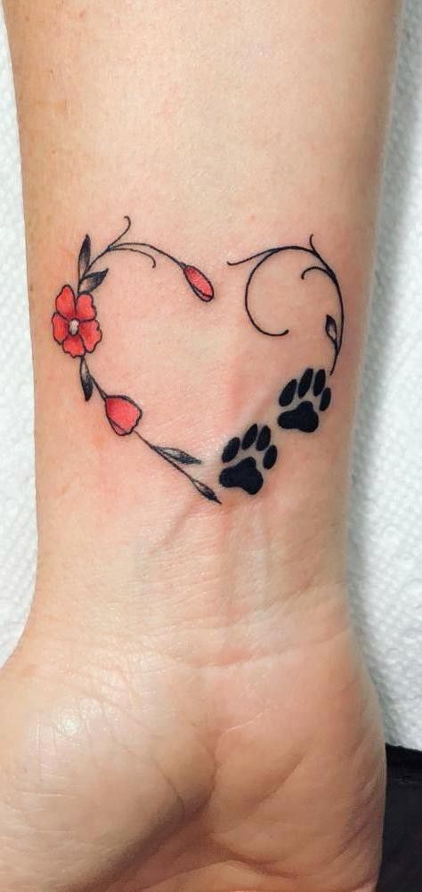 50 top idées de tatouages patte de chien 34 50 top idées de tatouages patte de chien 34