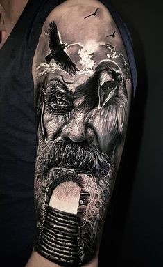 Les 100 plus beaux tatouages viking 33