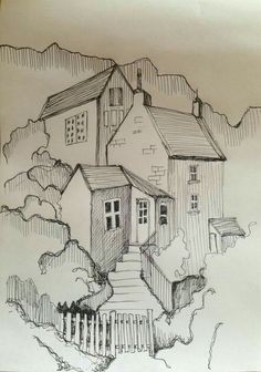 50 top idées de dessins de maisons : pour apprendre à dessiner des maisons 36 50 top idées de dessins de maisons : pour apprendre à dessiner des maisons 36