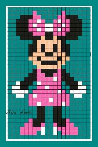 100 top idées de pixel art Disney faciles 35