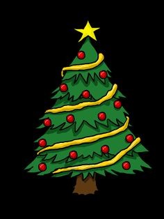 50 top idées de dessins de sapin de Noël 36
