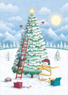 50 top idées de dessins de sapin de Noël 40
