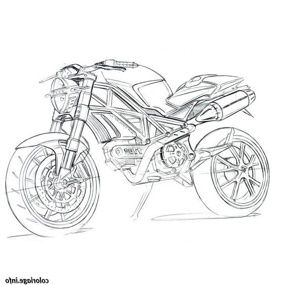 50 top idées de dessins de moto 4