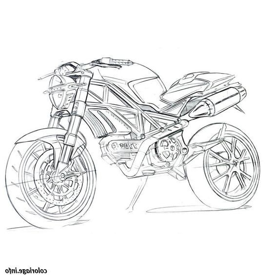 50 top idées de dessins de moto 4 50 top idées de dessins de moto 4