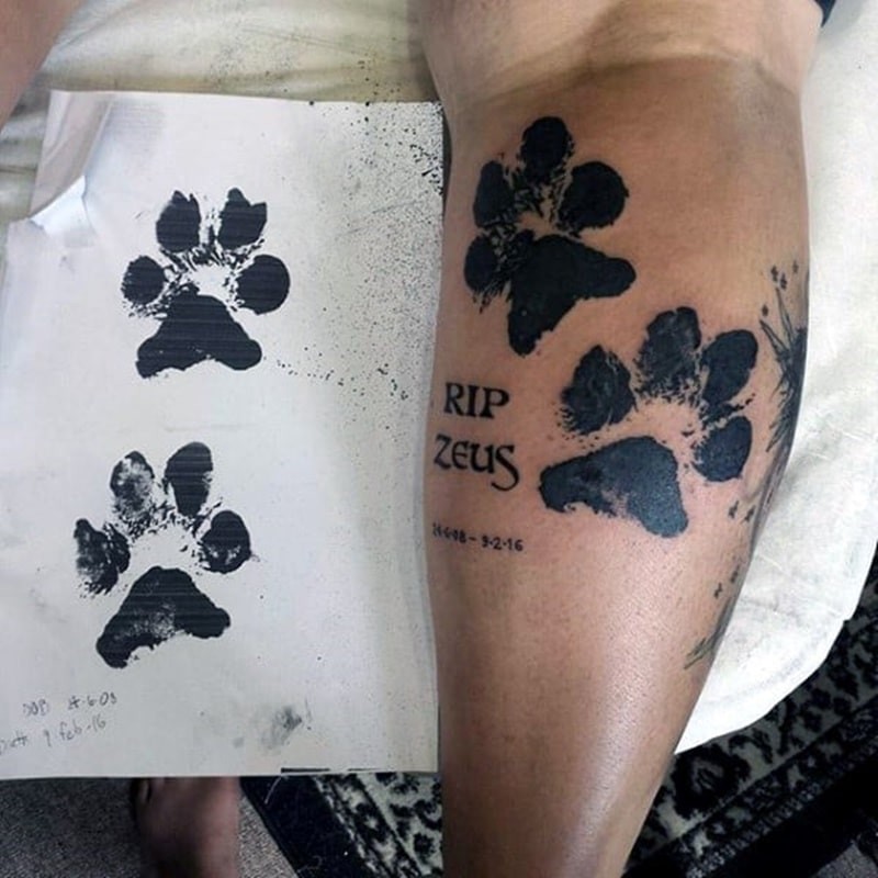 50 top idées de tatouages patte de chien 4 50 top idées de tatouages patte de chien 4