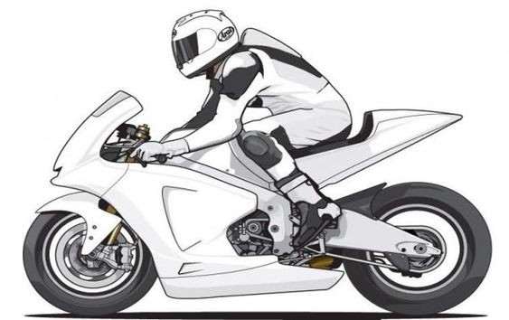 50 top idées de dessins de moto 42