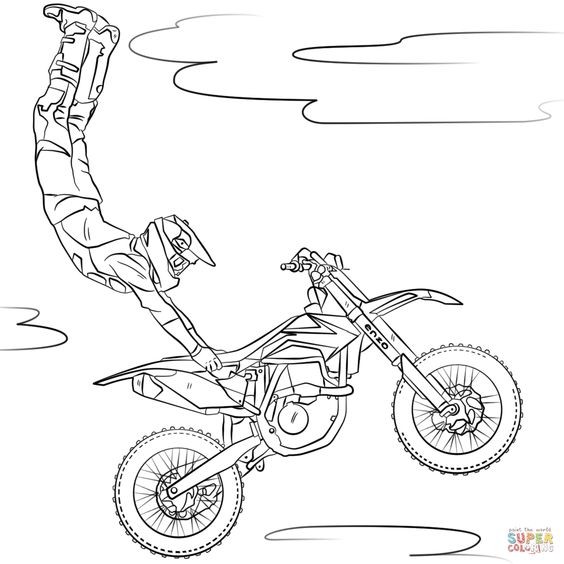 50 top idées de dessins de moto 43