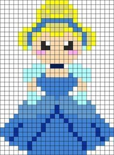 100 top idées de pixel art Disney faciles 44