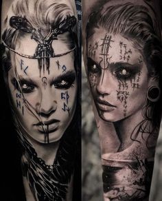 Les 100 plus beaux tatouages viking 46