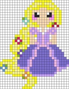 100 top idées de pixel art Disney faciles 51