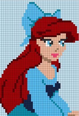 100 top idées de pixel art Disney faciles 53