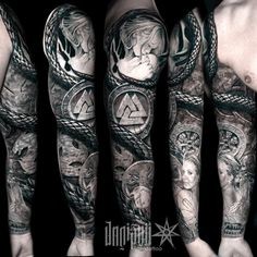 Les 100 plus beaux tatouages viking 60