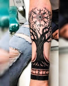 Les 100 plus beaux tatouages viking 61